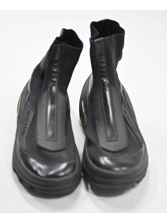 1017 ALYX 9SM Chelsea Knit Boots with Vibram Sole in Black